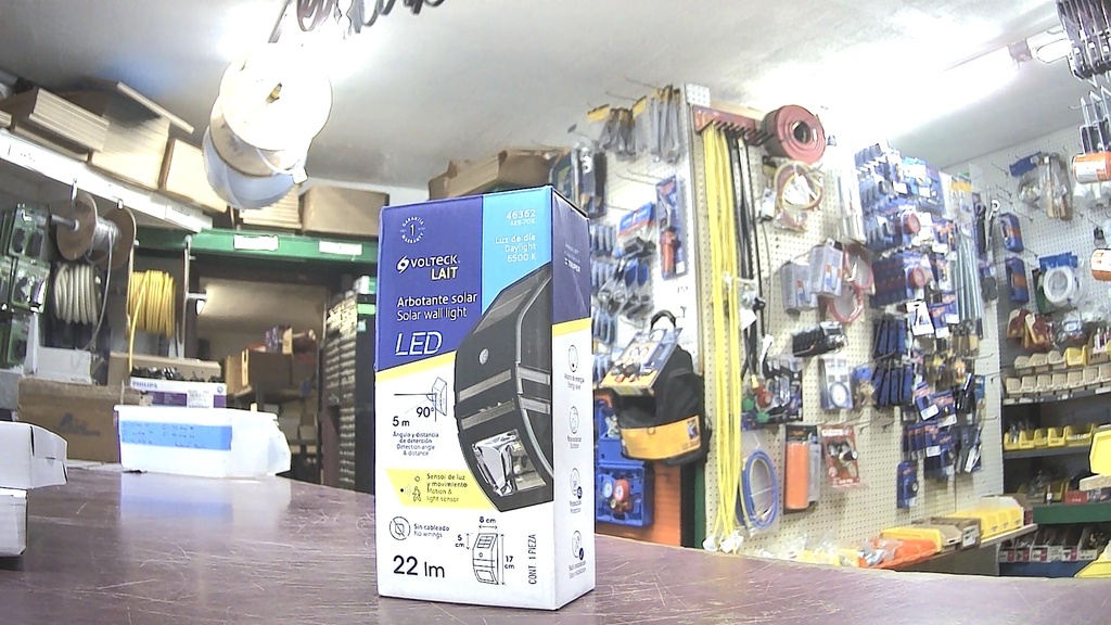 Solar LED Wall Light 6500K Daylight Motion Sensor Outdoor. 