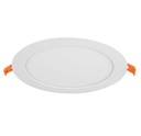 Round Recessed LED Light 6 in 6500K Daylight 127V.