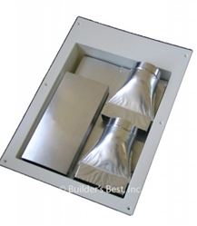 111000 DRYER CUTLET BOX 8' WALL KIT