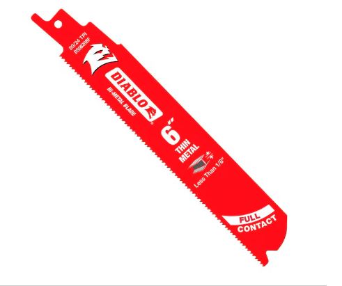 DS0620BF5  DB STEEL DEMON 6" 20/24 TPI DIABLO 