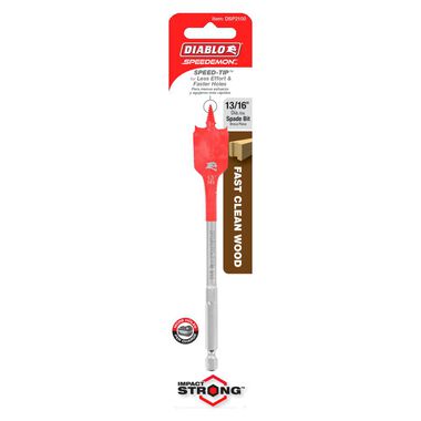  DSP2100 DIABLO SPADE BIT 13/16 X 6 
