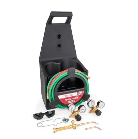 4400177   KIT 15,HV601-200A NO C/A DLX HVAC PAT2  Harris HVAC Port-A-Torch Welding and Brazing Outfit 