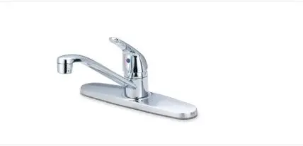 BAR-K10C  281-018  C.P. BRASS SINK FAUCET SINGLE LEVER KITCHEN FAUCET METAL LEVER HANDLE BALDOR ARLINGTON COLLECTION (ROSCA EXTERIOR) 
