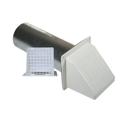 111381 11381   4''WHITE WIDE HOOD 11'' TAIL FLAPER SCREEN