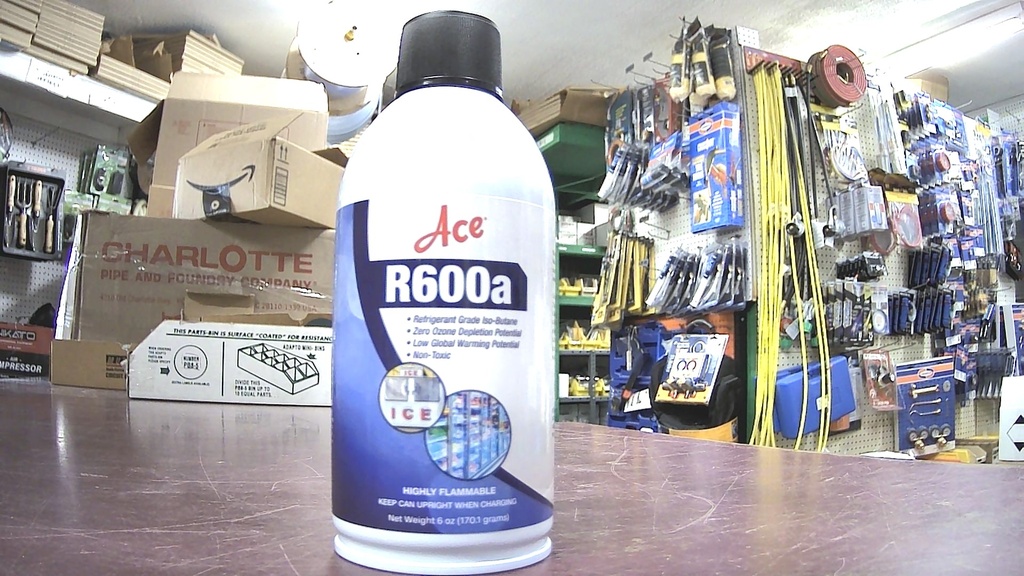 R600A 96601  REFRIGERANT  6 OZ,170.1 GRAMS  ACE 96601