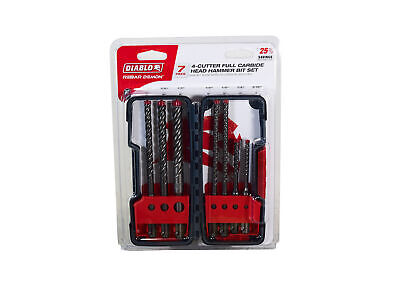 DMAPL9920-S7  DIABLO 4 CUTTER FULL CARBRIDE HEAD HAMMER BIT SET