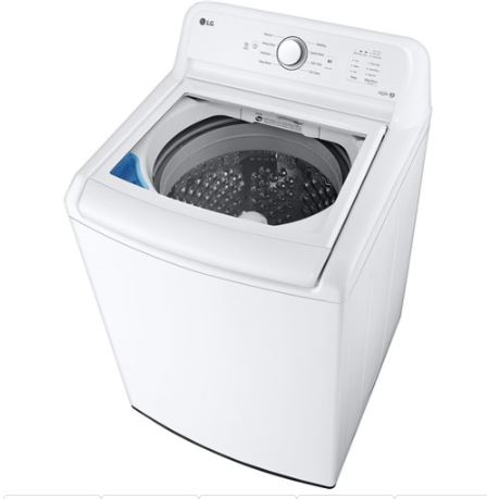 WT6105CW  LG 4.1 CF Ultra Large Capacity Top Load Washer, Agitator - White