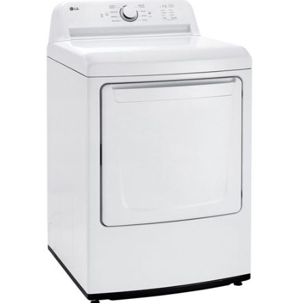 DLE6100W  LG 7.3 CF Ultra Large High Efficiency Electric Dryer - White