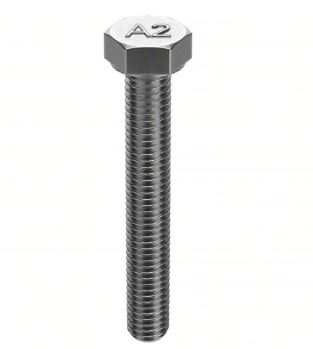 NIK-207630  METRIC HEX HEAD BOLTS FULL M10 1.5X20
