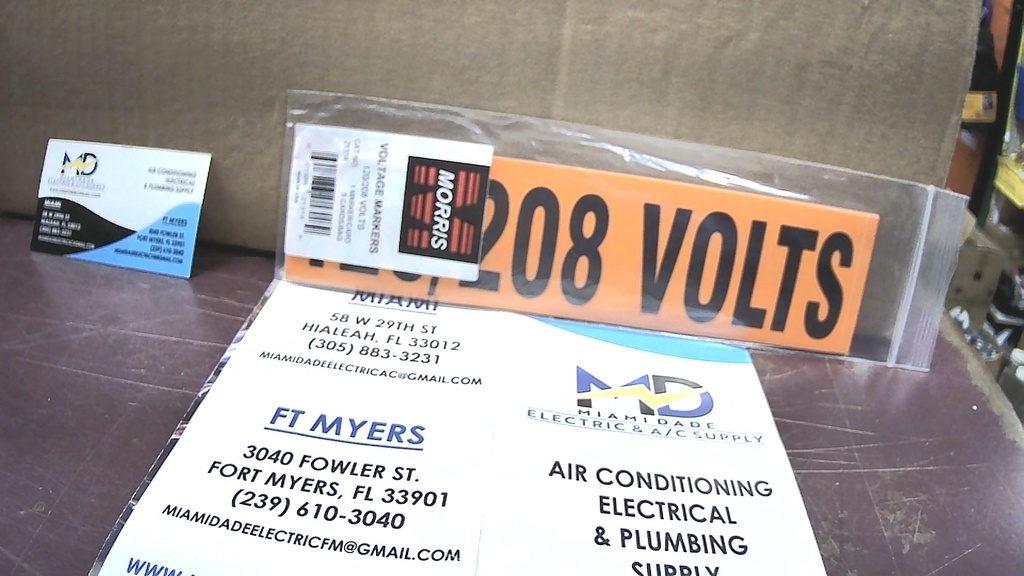21318 voltage markers 120/208 volts
