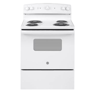 JBS160DM4WW   RANGE GE 30'' COIL TOP WHITE