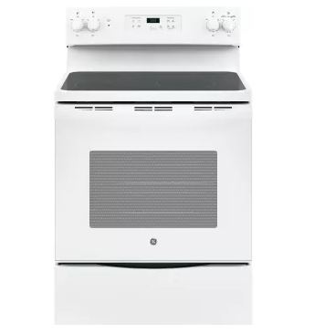 JBS60DKWW  RANGE GE 30''GLASSTOP WHITE 220V
