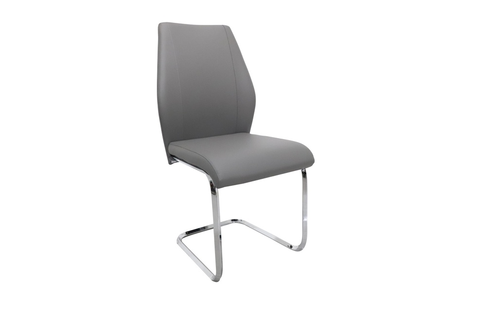 DINING CHAIR  CH2070  GOLD LEGS WHITE BLACK RED GREY PU  4CPS/1BOX
