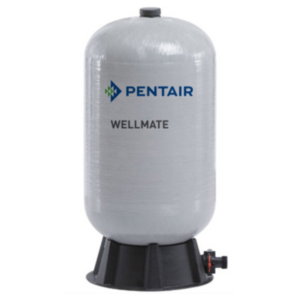 WELLMATE PENTAIR WM6 20 GALONES DE CONEXION RAPIDA + KIT DE INSTALACION DE CAMISETA DE TANQUE DE LATON DEPOSITO DE PRESION DE POZO DE AGUA DE PIE