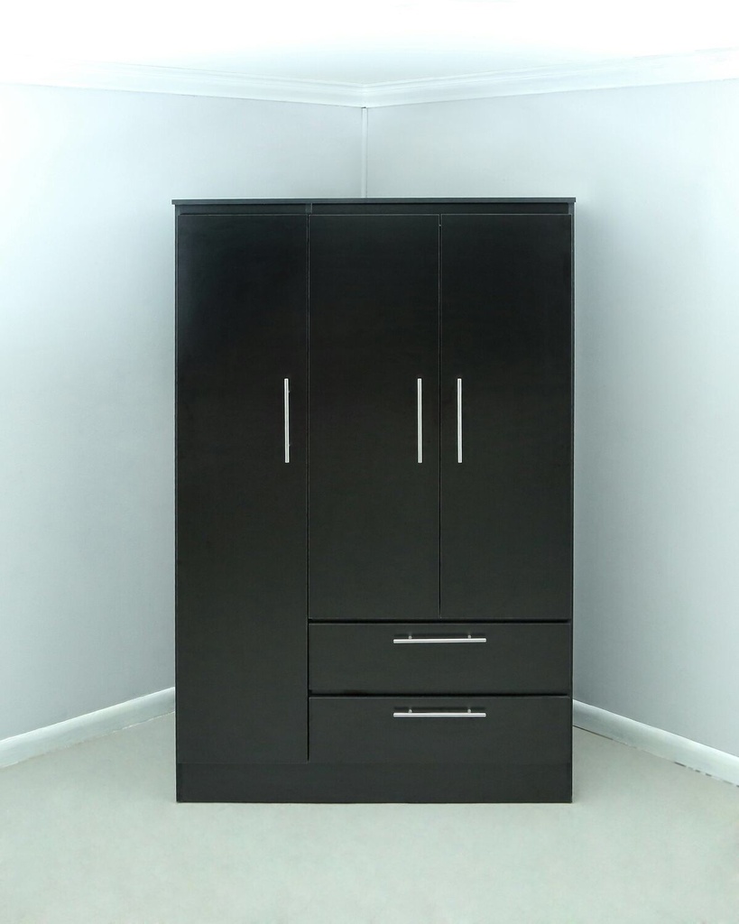 WARDROBE TRIPLE 43"  CHARCOAL LULA FRESNO
