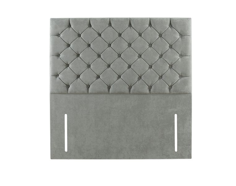 MONTE CARLO  FULL HEADBOARD  WHITE BLACK FRESNO CHARCOAL LULA
