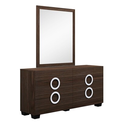 MONTE CARLO  MIRROR  WHITE BLACK