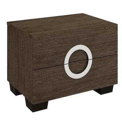 MONTE CARLO  NIGHT STAND  WHITE BLACK