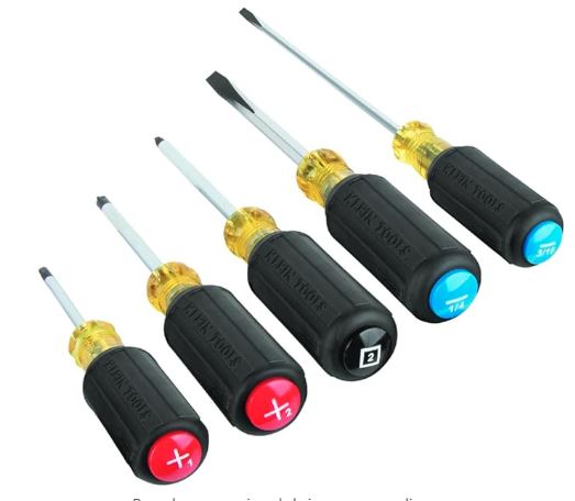 80031C JUEGO DE DESTORNILLADOR CALIFICADOS POR COLORES DE 5 PIEZAS