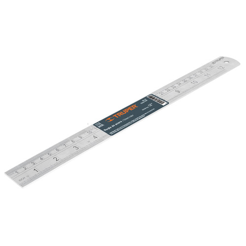 14387    11.8" Stainless Steel Ruler  REGLA DE ACERO /STEEL RULER 12''