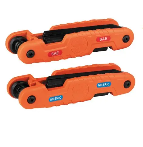 70552   KEY SET  Pro Folding Hex Key Set, SAE and Metric KLEIN
