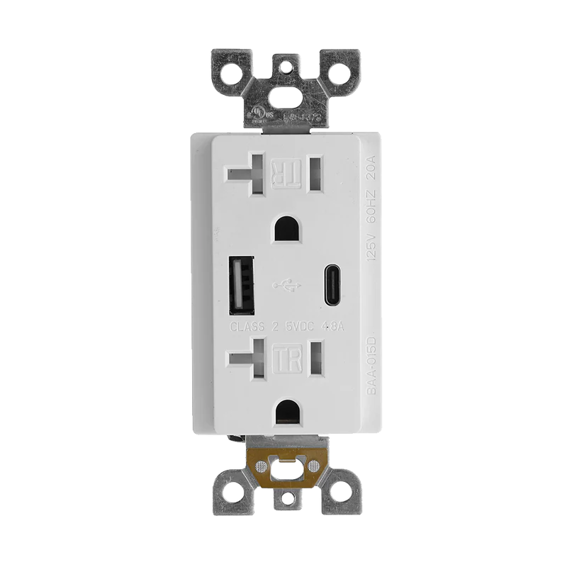 TAN-U20TRAC-W   20A TYPE A TYPE C USB CHARGER 