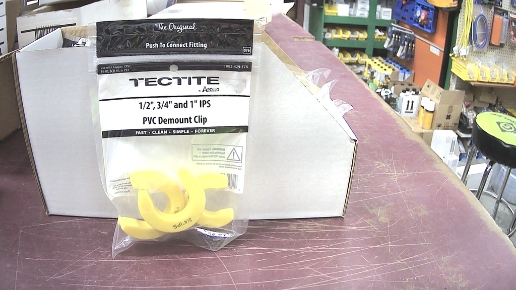 FSBIPSDC 3 PAK 1/2,3/4 AND 1"IPS PVC DEMOUNT CLIP