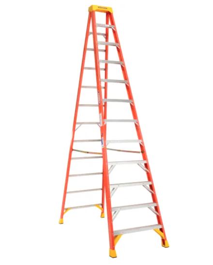 ESCALERA 12' FIBERGLAS 300LBS LADDER