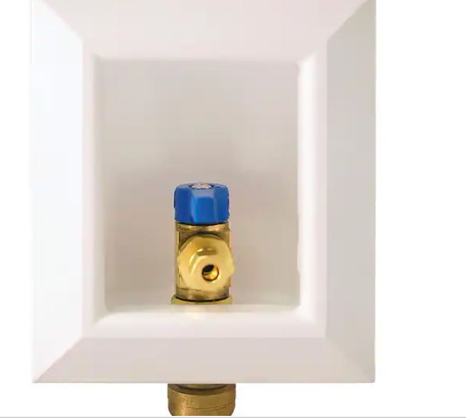 FSBBOXIM   1/2'' IN BRASS PUSH-TO-CONNECT ICE MAKER OUTLET BOX 