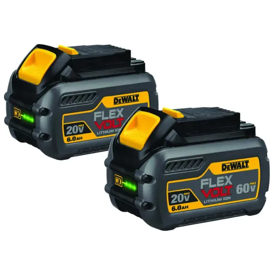 DCB606-2 DEWALT FLEX VOLT LITIUM ION BATTERY  2 PACK