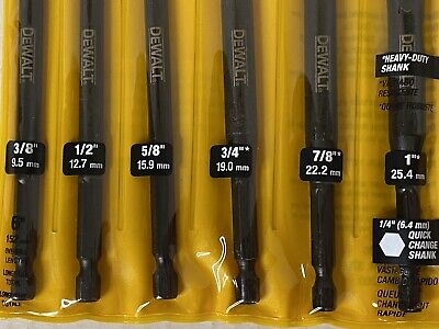 DW1587Y  DEWALT SPADE BIT SET 6 PC.