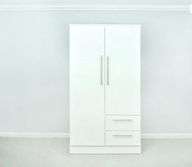 WADROBE DOUBLE 40'' WHITE 