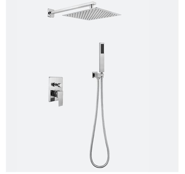 CZ448208PC(F103)   SHOWER SET SQUARE CHROME FINISHED 
