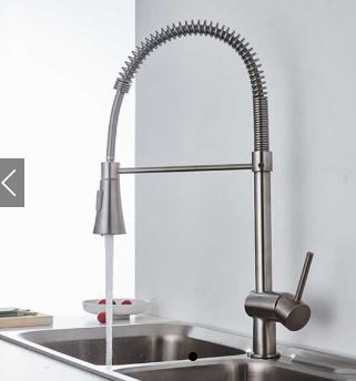 FH98BN   PULL DOWN KITCHEN FAUCET BRUSHED NICKEL valve