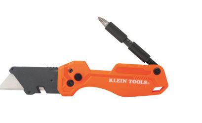 44304 KLEIN TOOL FOLDING FLICKBLADE UTILITY KNIFE COMPACT