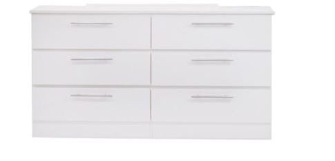 DR RIO WHITE DRESSER   dimensions: 31 H x 57 W x 15 D