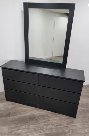 DR PROMO BLACK dimensions: 31 H x 57 W x 15 D