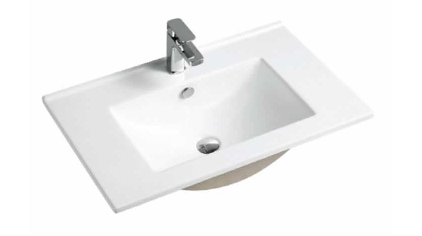 90B/CT3618 WHITE  CERAMIC BASIN 35-3/8 X 18-1/8 X 6-7/8''MOUNTING ABOVE CABINET 