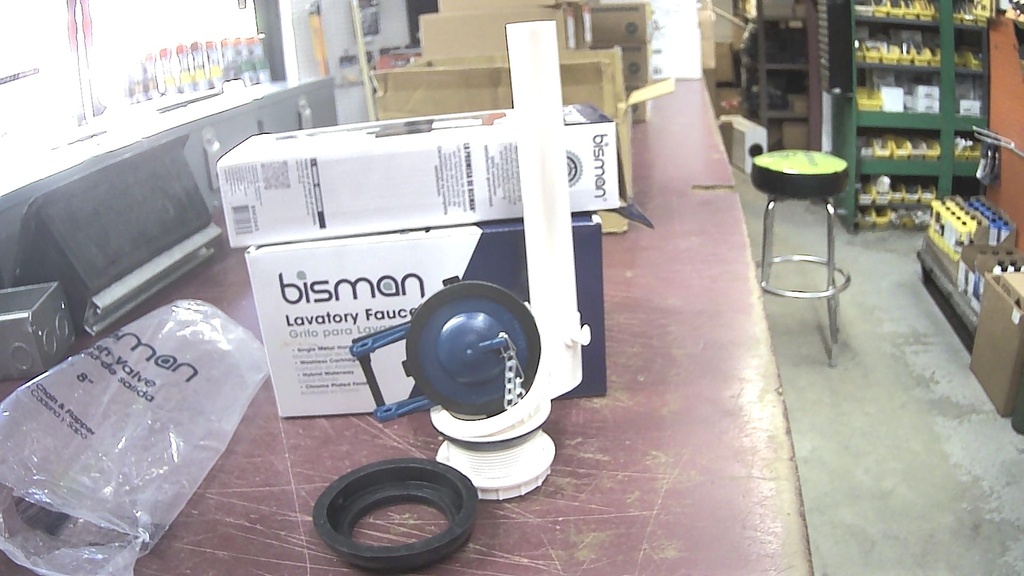 BM3060  FLUSH VALVE 8'' WITH CHAIN & FLAPPER 