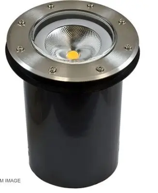 DW4751 DABMAR  12 X 120V CAST ALUMINUM IN GROUND WELL LIGHT W OPEN FACE COVER  BRONZE