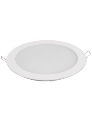 48548  18 W ROUND LED RECESSED CEILING LIGHT  6500KK 127V  8.2'' X 8.2''