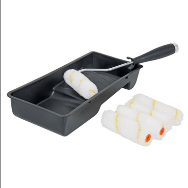 [15023] 15023    4", ROLLER TRAY, SET 3 PIECES RODILLO PAINT