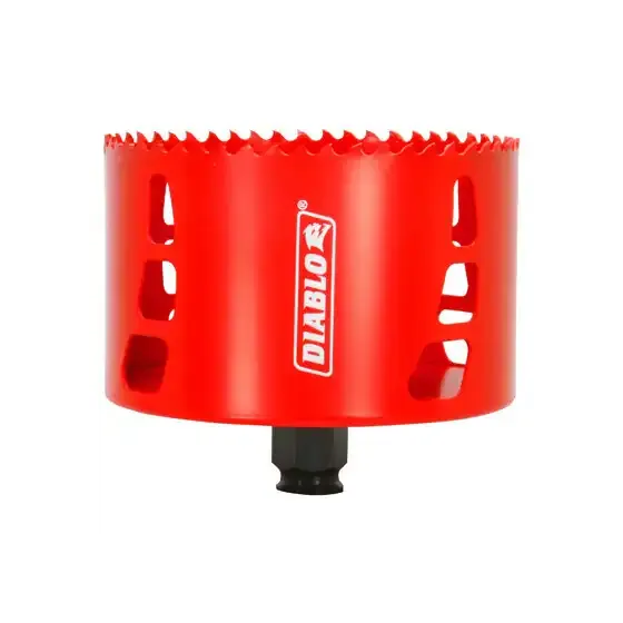 DHS4375   DIABLO BI-METAL HOLE SAW 4-3/8" VARIABLE TOOTH TECHNOLOGY  CUTTING DEPTH 2-3/8"
