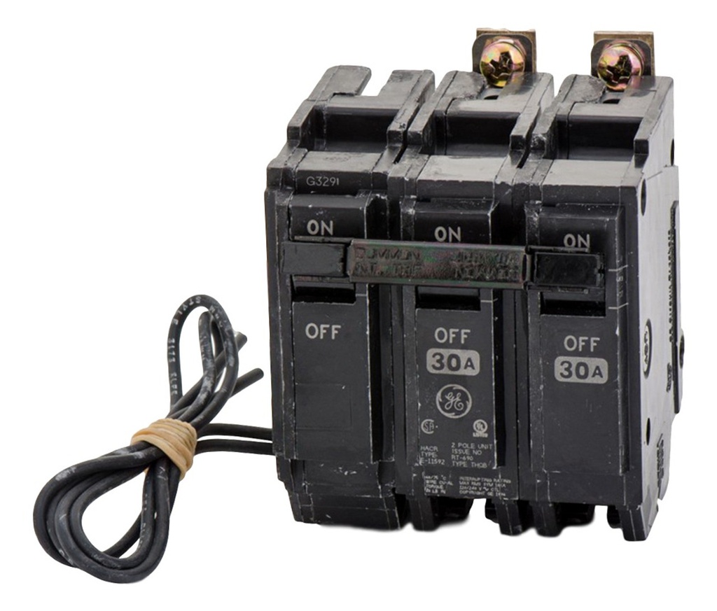 THQB2130ST1  BREAKER 2P 30A BOLTON SHUNT TRIP 