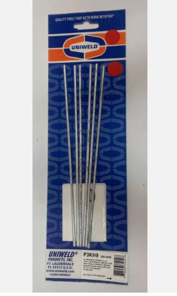 P3KH9  UNI-4200  ALUMINUM SOLDERING ALLOY VERY LOW WORKING TEMPERATURE UNIWELD 
