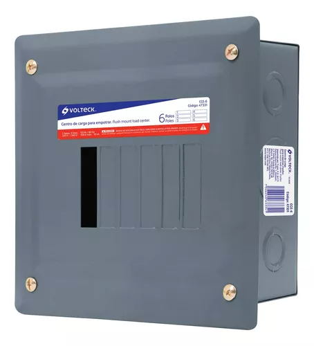 47331  6 pole, over mounted, lug load center (no ul) PANEL