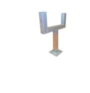 FLPSA2412   PIPE STAND 24'' X 12''ADJUSTABLE BASE
