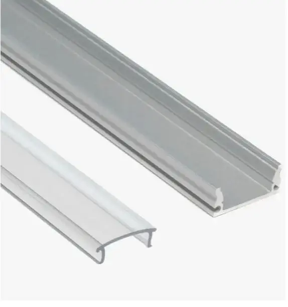 XC610 ALUMINUM PROFILE SILVER WITH DIFFUSED COVER 3.3FT 1ML MOQ 5 PIECES