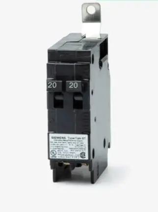 B2020  BREAKER DUPLEX MINIATURE 20 120V 10K BL SIEMENS