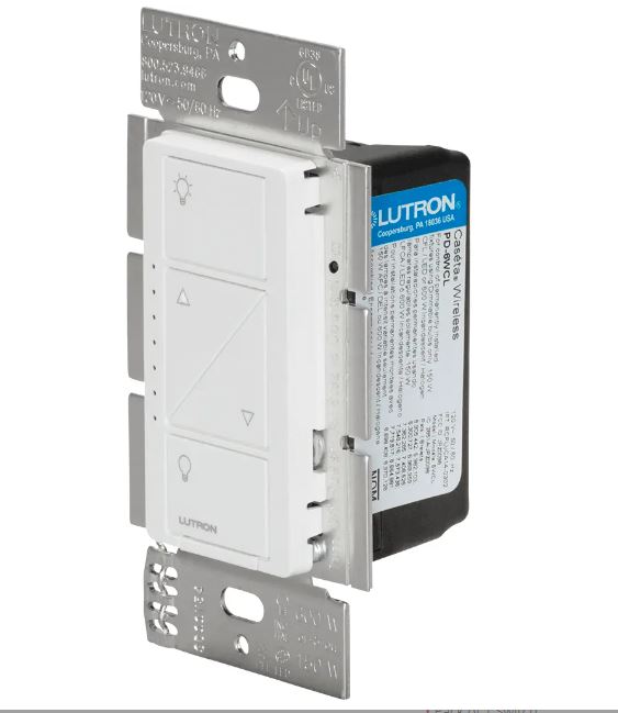 PD-6WCL-WH   600W-WALLBOX RF DIMMER LUTRON